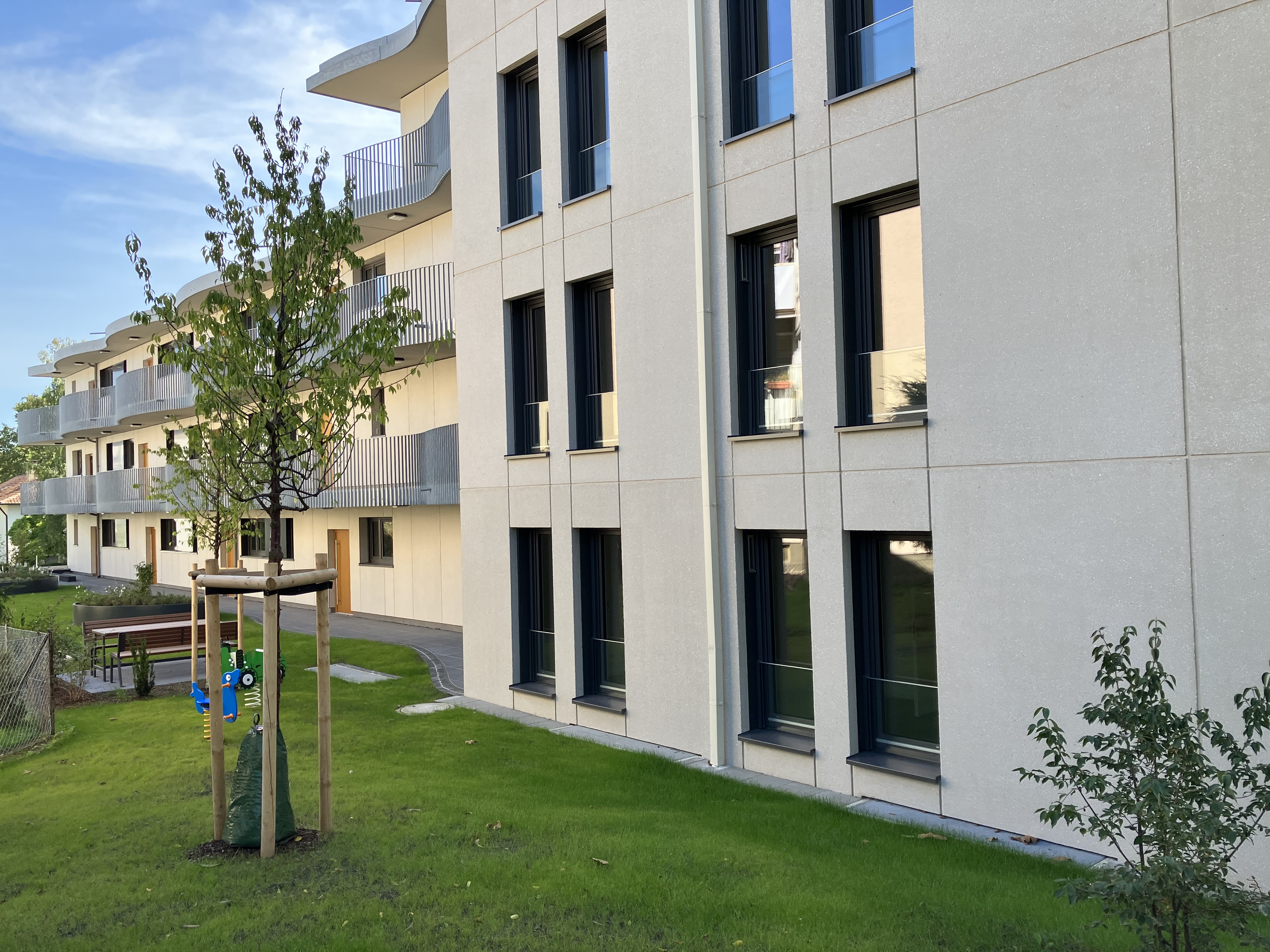 Demo-Gebäude Pforzheim Rückansicht